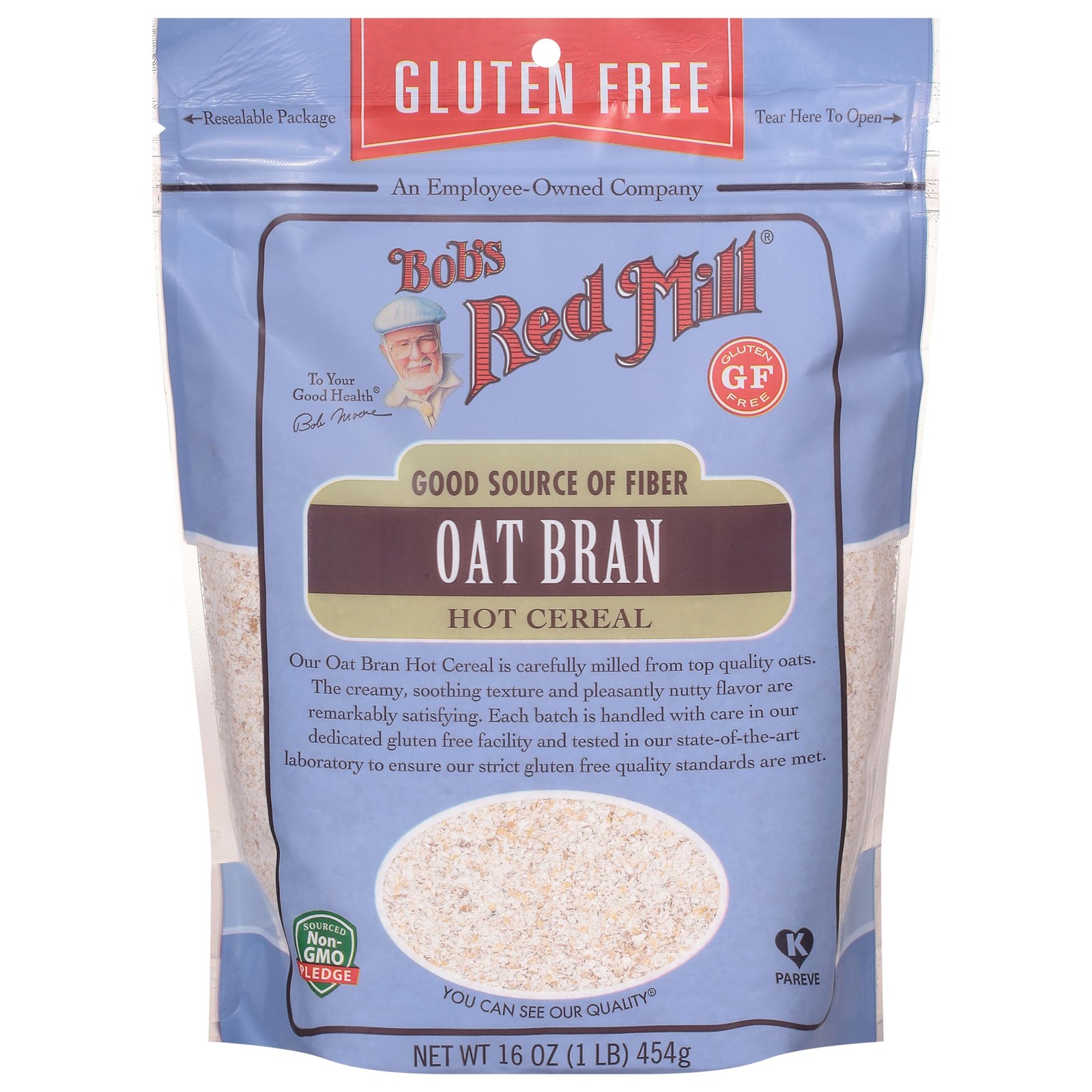 Bob’s Red Mill Gluten Free Oat Bran, 16-ounce (Pack of 4)