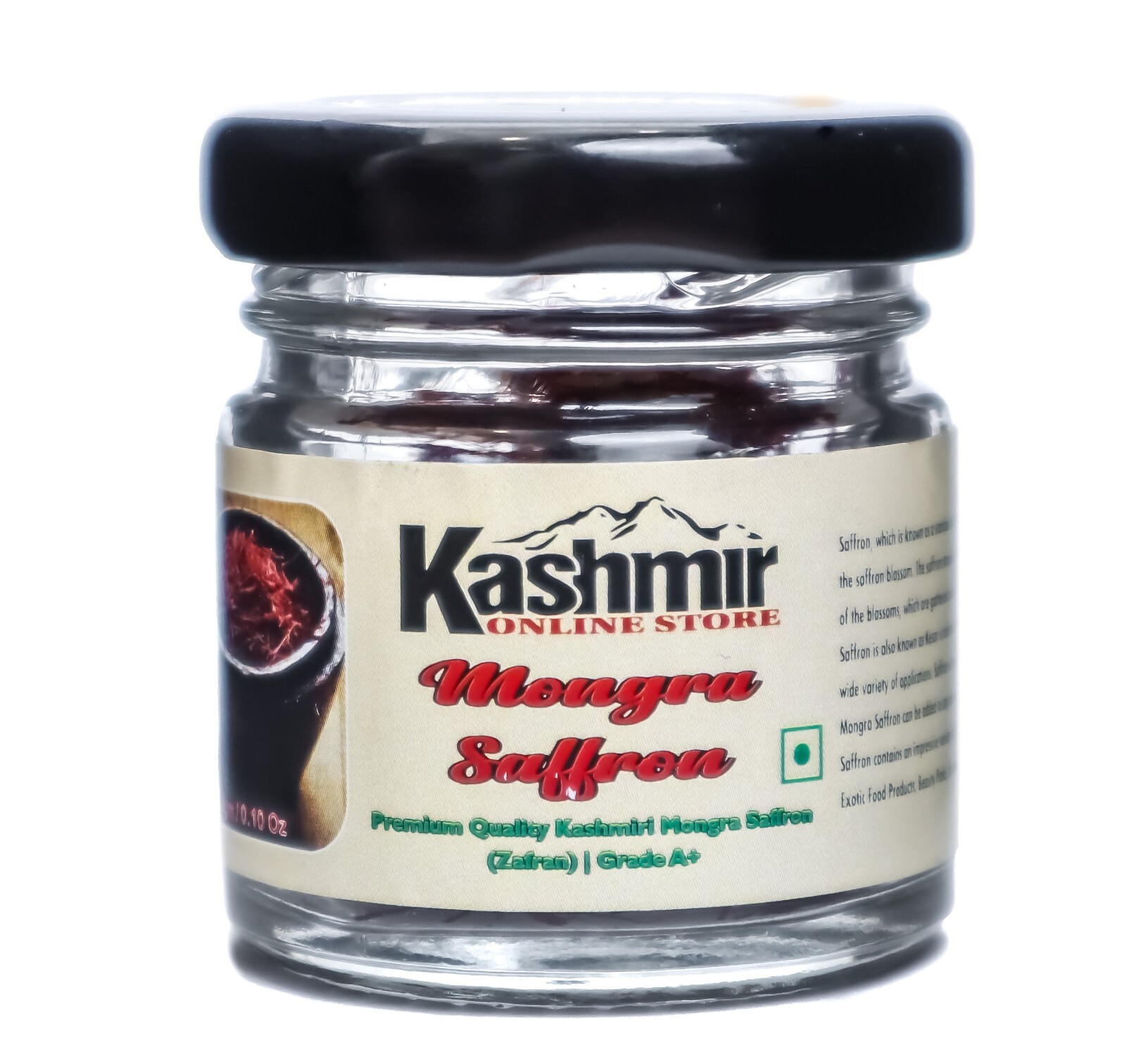 A+ Grade Kashmiri Saffron 3g | Premium Red Kesar Threads | Pure & Natural Spice.