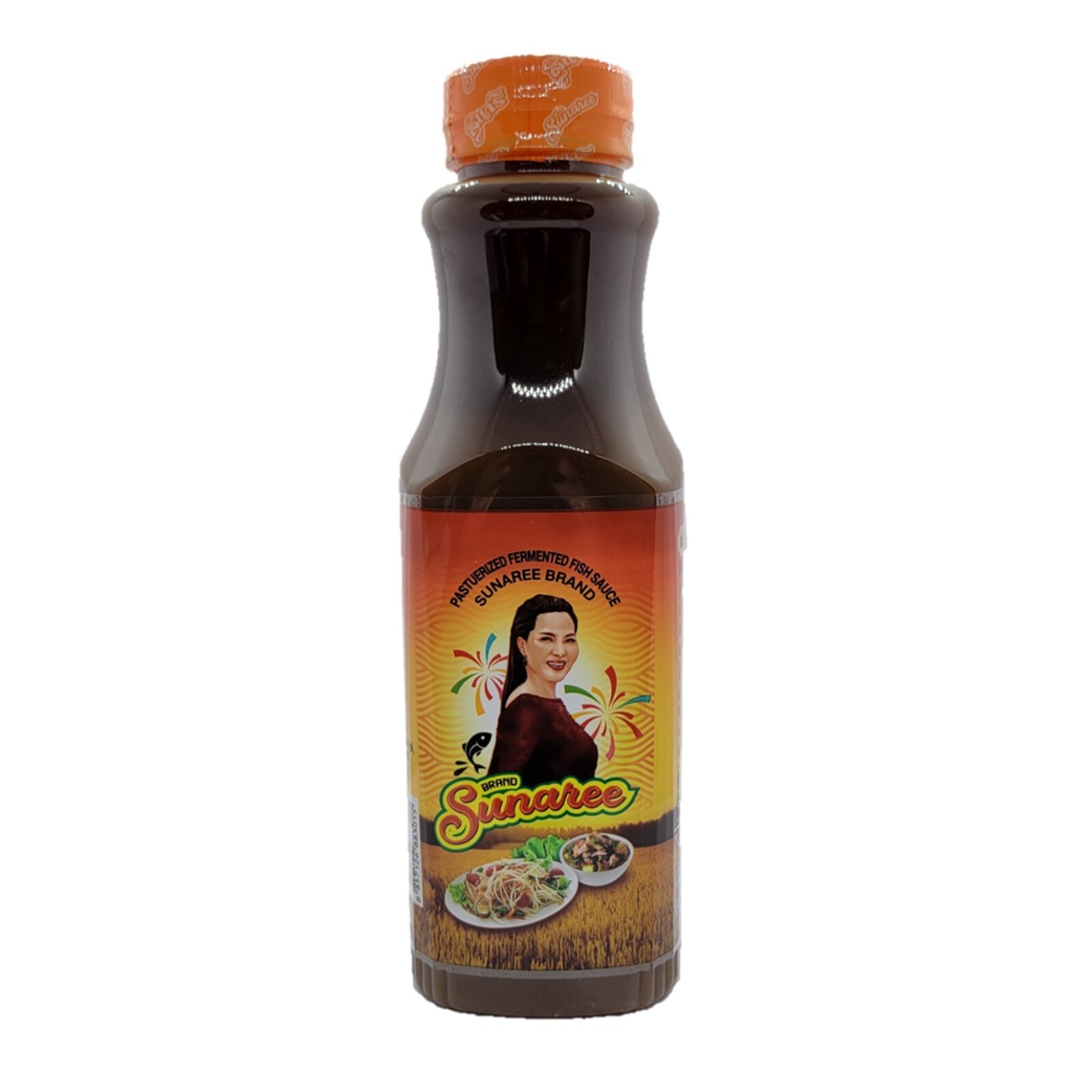 Sunaree Brand Thai Fermented Fish Sauce Nam Pla Ra Dak Papaya Salad Dressing