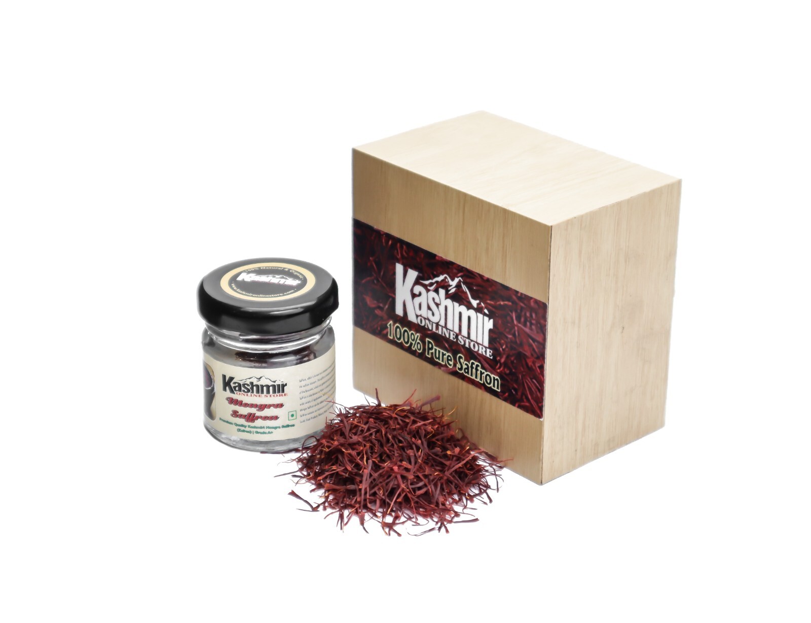 A+ Grade Kashmiri Saffron 3g | Premium Red Kesar Threads | Pure & Natural Spice.
