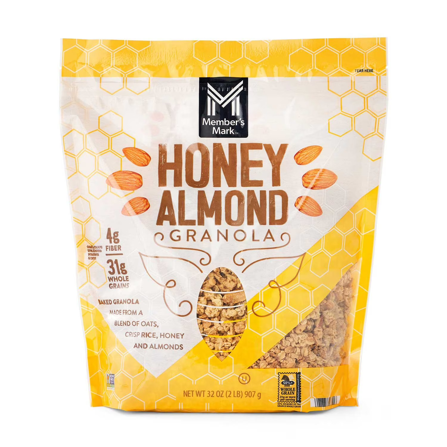 Member’s Mark Non GMO Honey Almond Granola 32 Oz. FREE SHIPPING