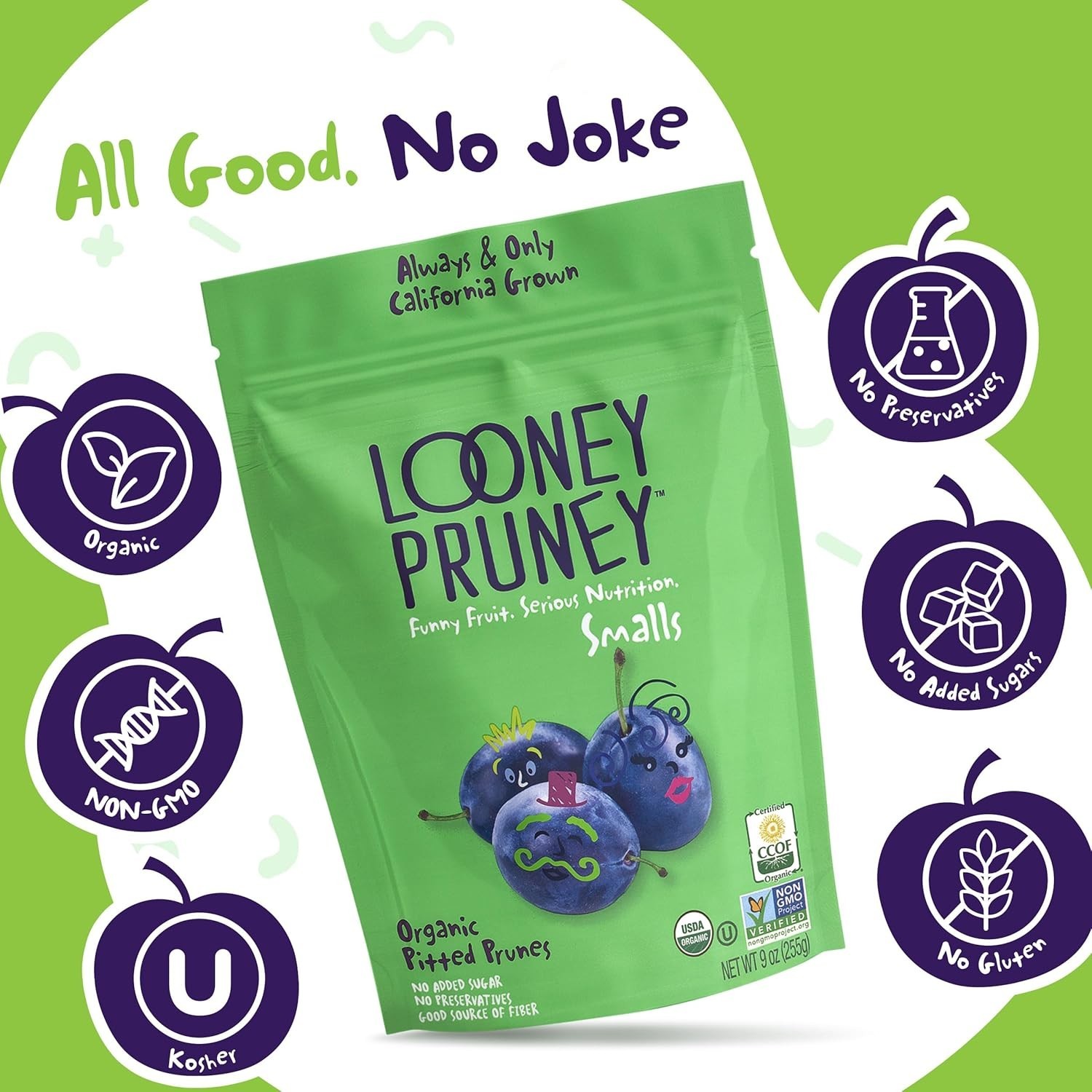 Wholesome Organic Prune Snacks – No Sugar & Preservatives, Perfect for On-the-Go