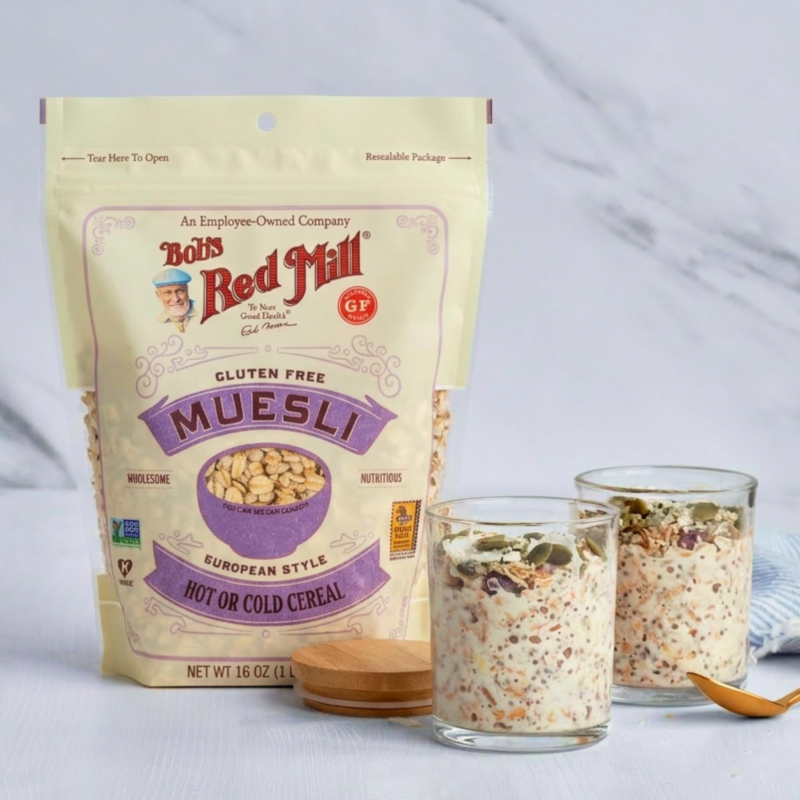 Bob’s Red Mill Gluten Free Muesli, 16oz (Pack of 4) – 16 ounce