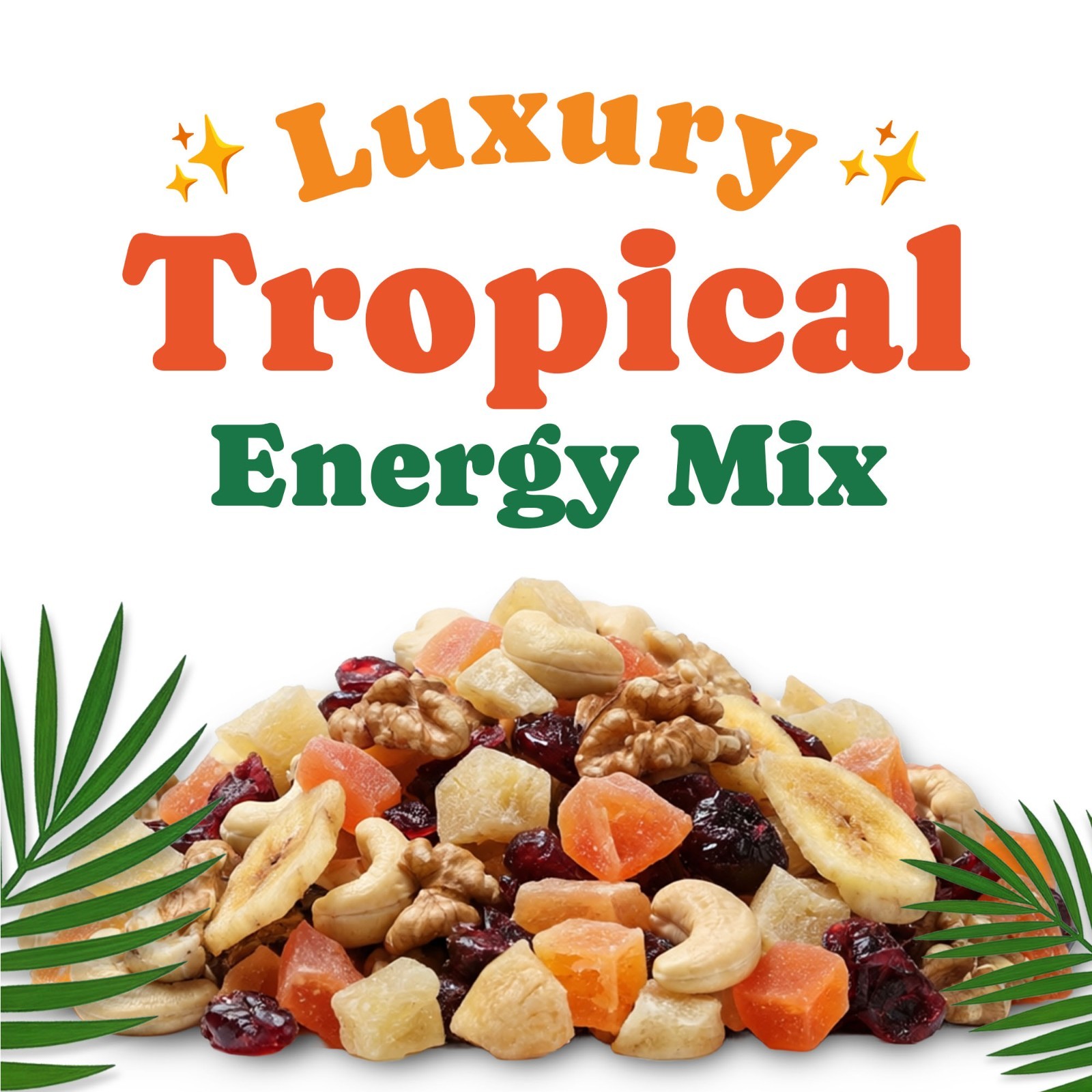 Luxury Tropical Energy Mix – Vegan, Kosher, Bulk – by Food to Live