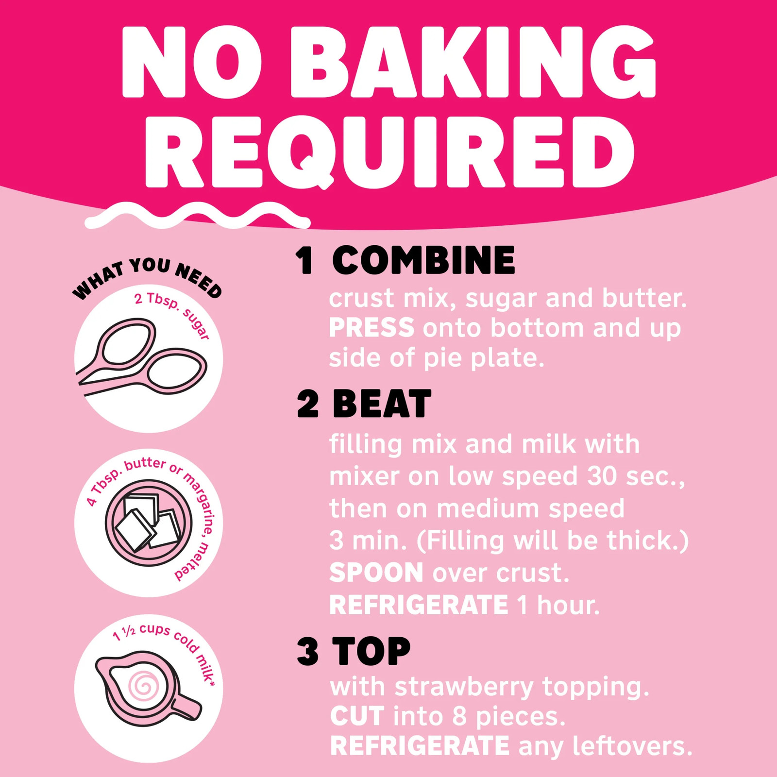 Cheesecake Dessert Kit with Topping and Crust Mix