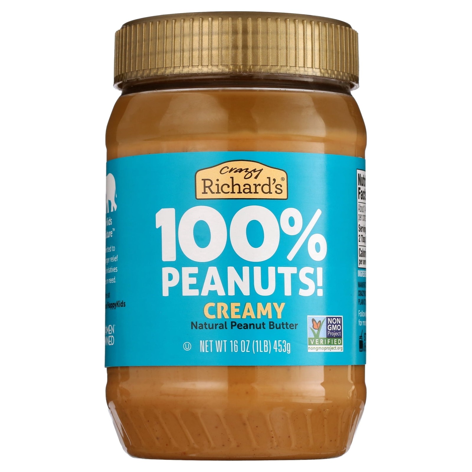 (2 pack) Crazy Richard’s All-Natural Creamy Peanut Butter, 16 oz…