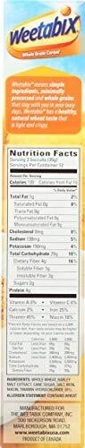 Weetabix Whole Grain Cereal Biscuits, Non-GMO, Heart Healthy, Kosher Vegan, 14oz