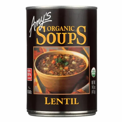Amy’s Organic Lentil Soups 14.5 oz ( Pack of 2 )~Exp 4/2026