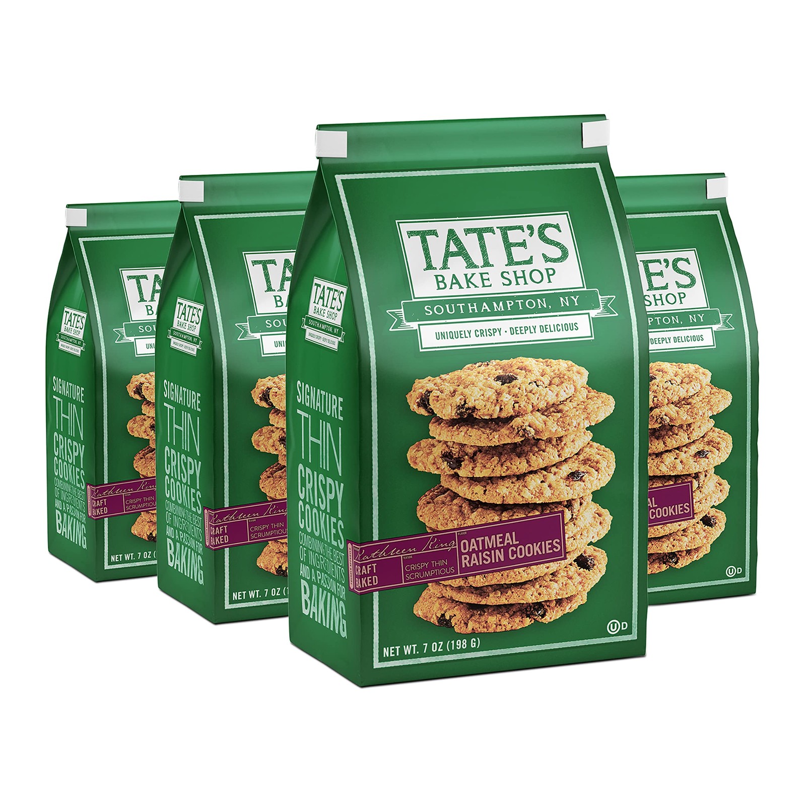 Oatmeal Raisin Cookies, Cookies, 4-7 oz Bags