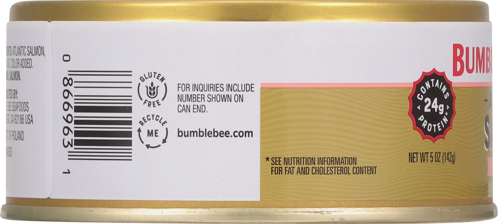 Bumble Bee Prime Atlantic Salmon, 5 oz Cans Pack of 12 – Premium Salmon – 24g…