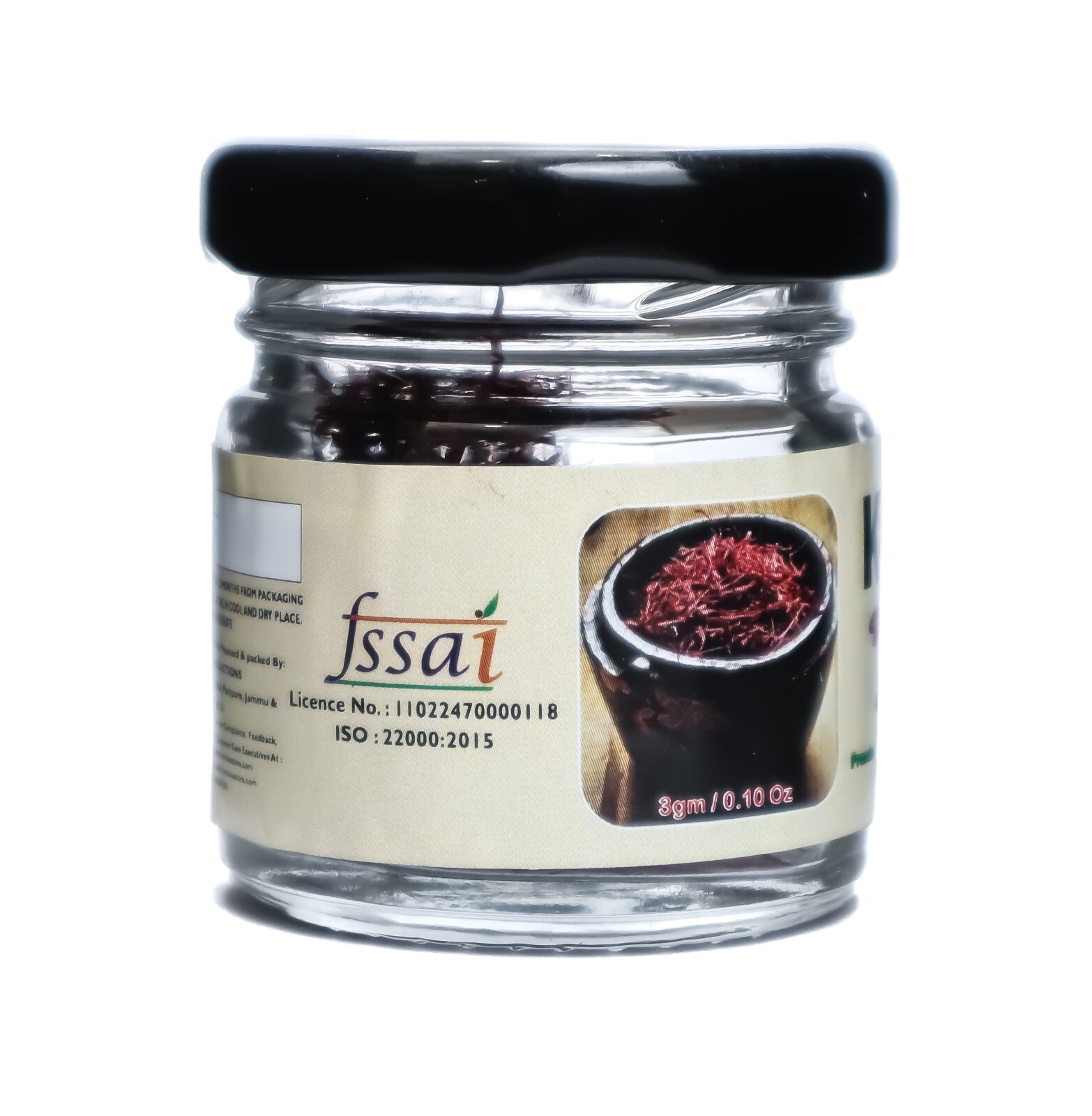 A+ Grade Kashmiri Saffron 3g | Premium Red Kesar Threads | Pure & Natural Spice.