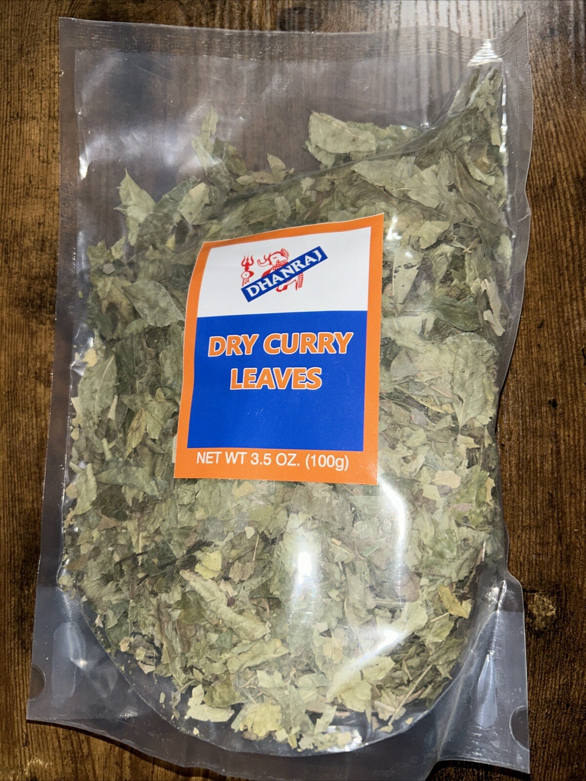 Curry Leaves Dry 100gm 3.5oz Dhanraj Sealed