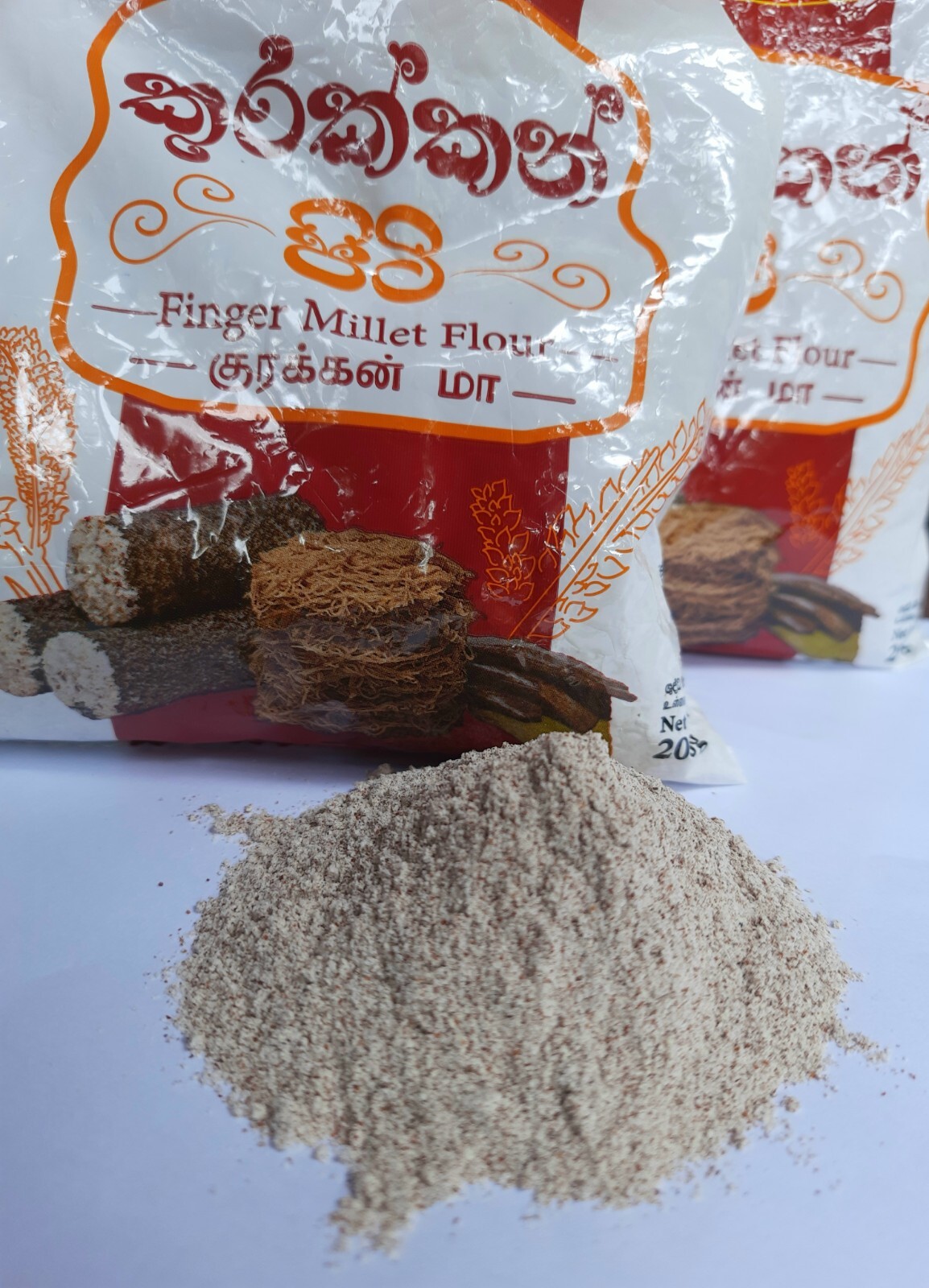 Ceylon Finger Millet Powder, Kurakkan Powder 200g Pure Organic Healthy Food New