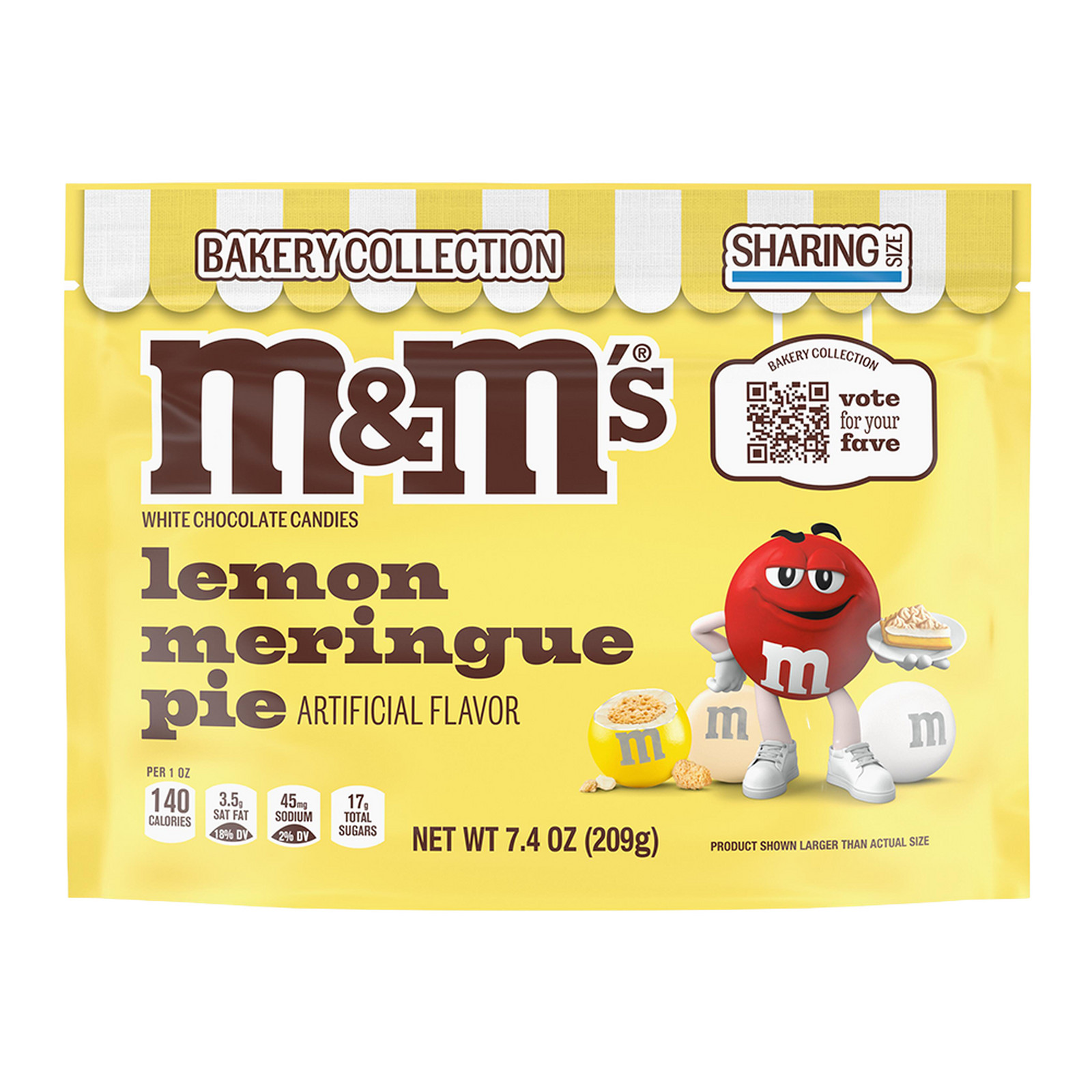 M&M’s Bakery Collection Lemon Meringue Pie 7.4 oz Best by 11/2026