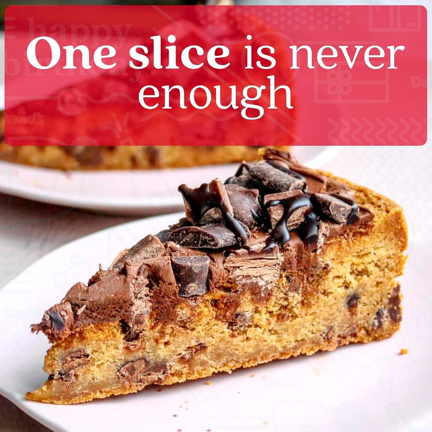 Gourmet Chocolate Chip Cookie Pie – 14 Slices, Bakery Fresh