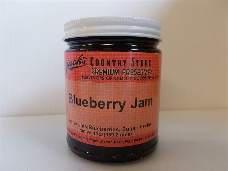 Jack’s Country Store Preserves Blueberry Jam 13 OZ Small Batch, USA Fruit Berry
