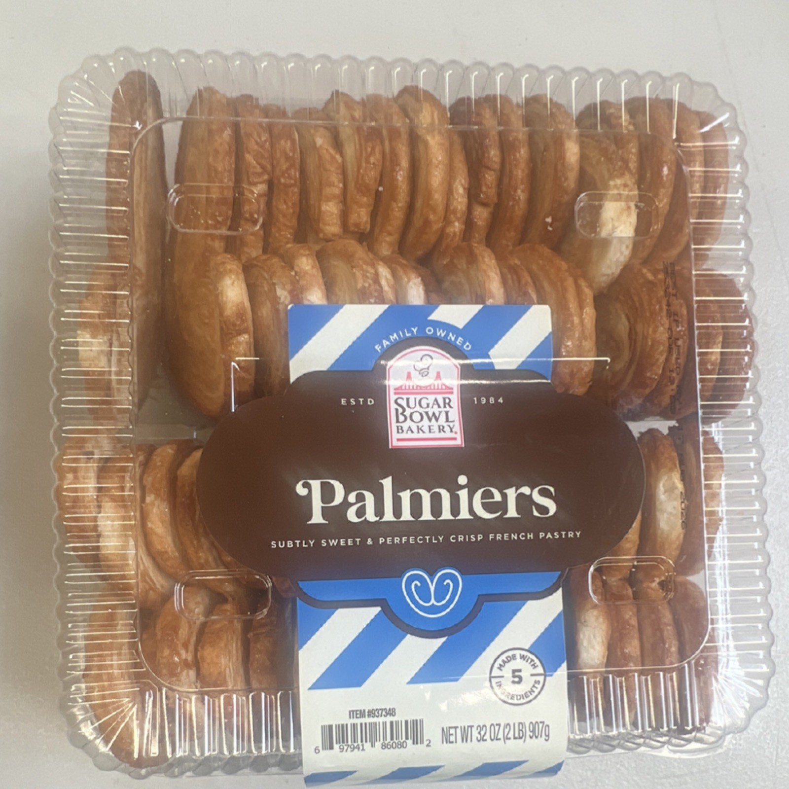 Sugar Bowl Bakery French Butter Palmier Cookies 32 oz (907g)
