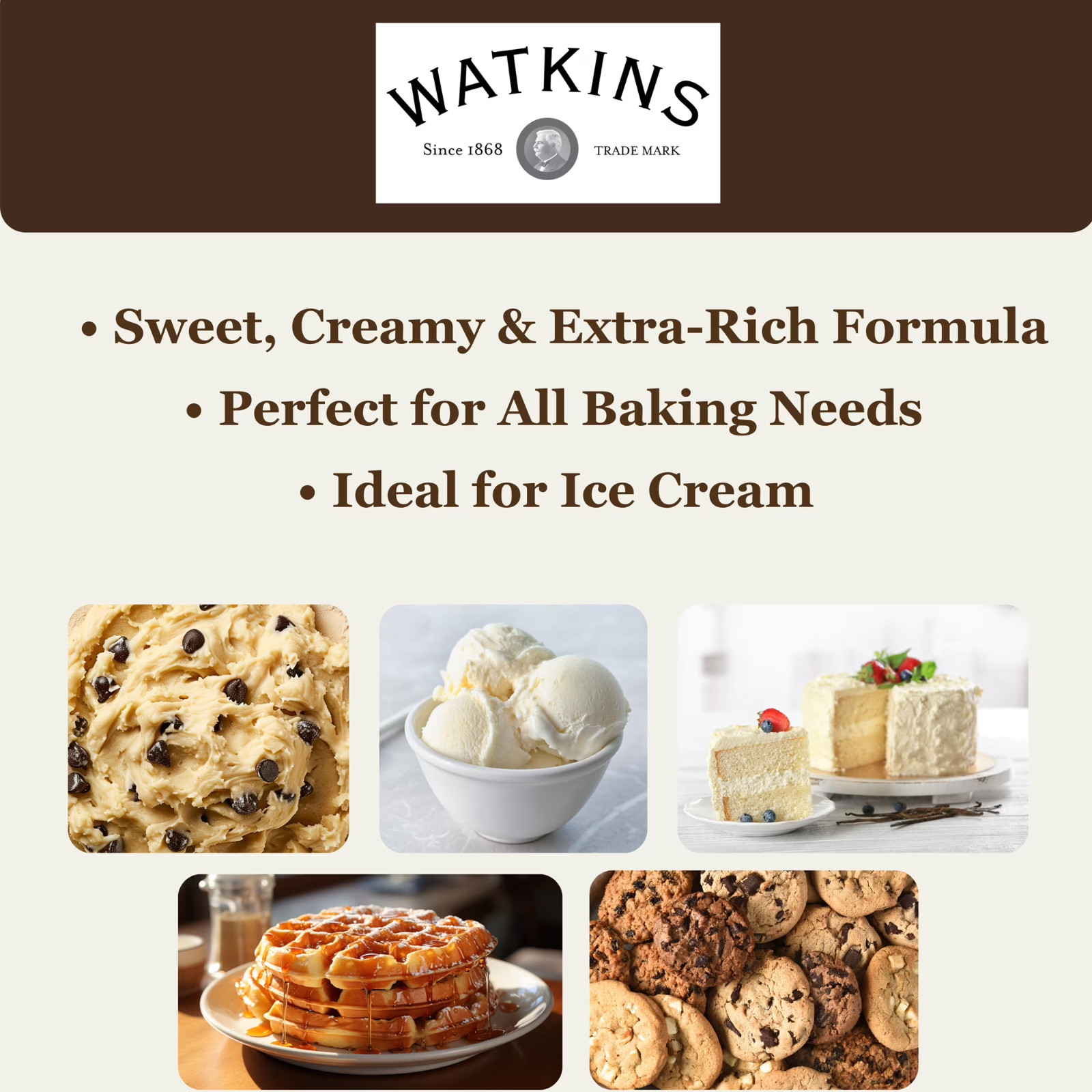 2-PK Watkins All Natural Original gourmet baking Vanilla with Pure Extract 8oz