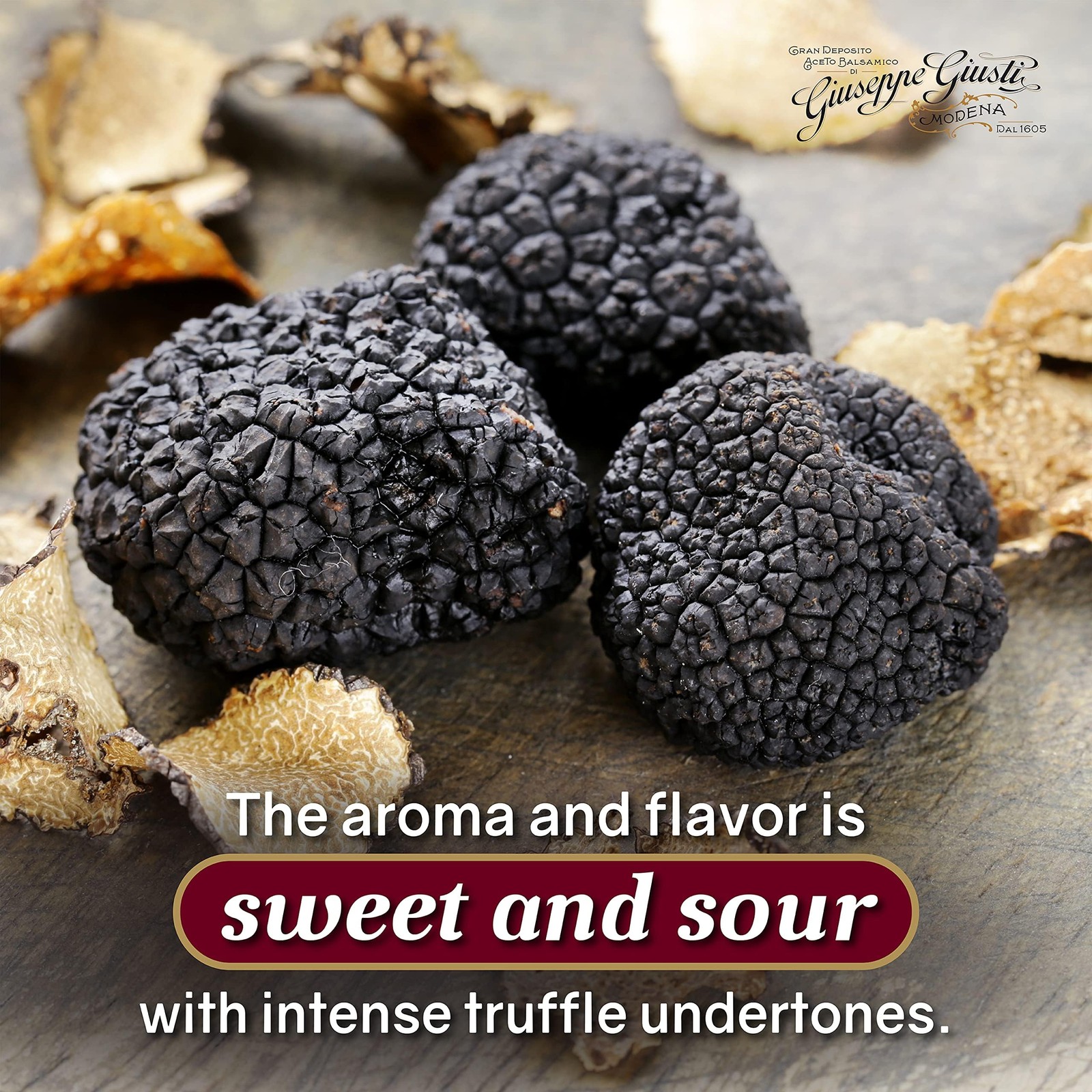 Giusti Truffle 8.45 Fl Oz (Pack of 1), Balsamic Vinegar Modena Black