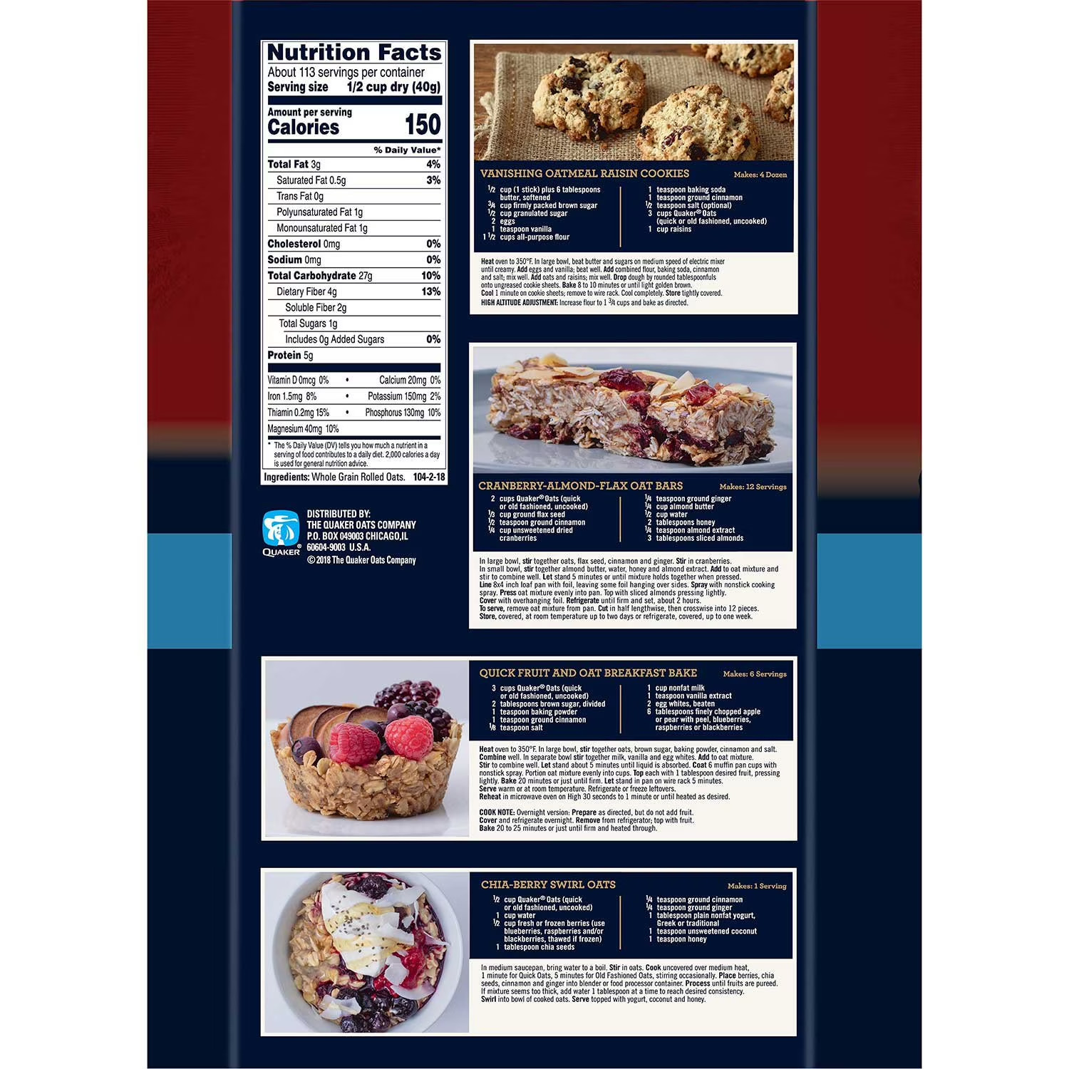 Quaker Quick 1-Minute Oats (160 oz., 2 pk.) Great Price