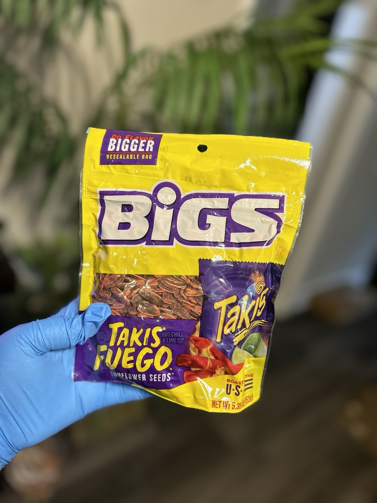 BIGS Takis Fuego Sunflower Seeds Hot Chili & Lime 12 Pack 5.35oz Bags