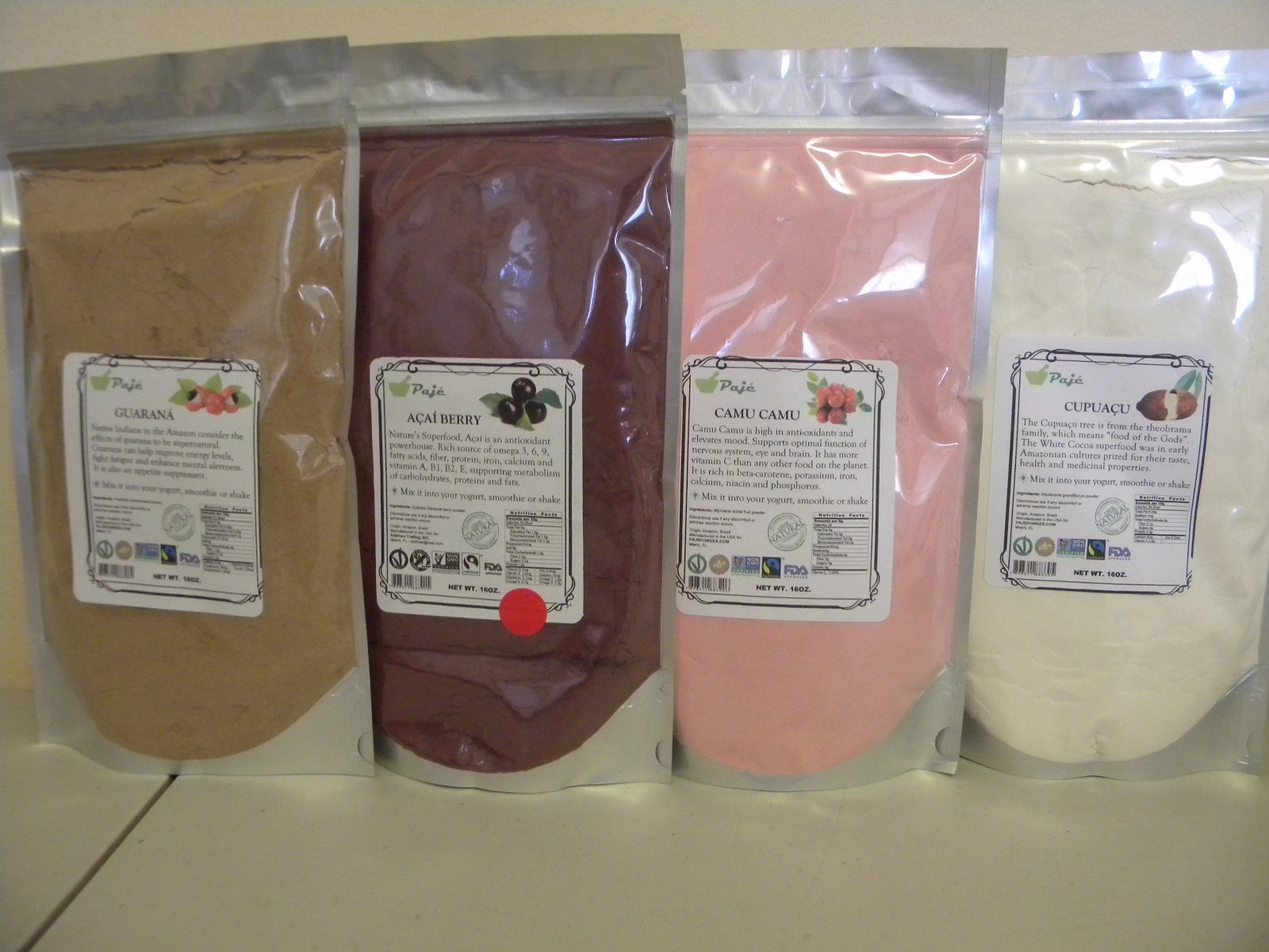 Vegan Life SEX DRIVE MIX 1LB 16oz ACAI MACA CATUABA MUIRAP SUMA by PAJE Powder