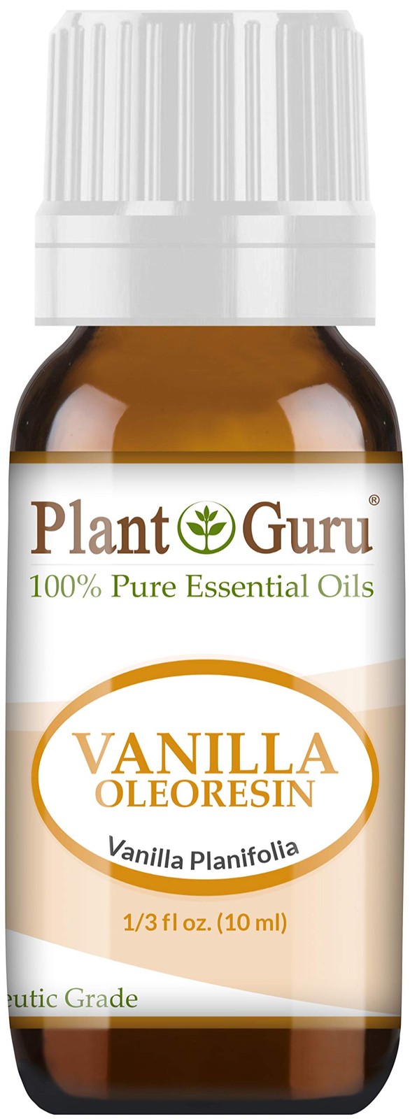 Vanilla Oleoresin Essential Oil 10 ml 100% 0.33 Fl Oz (Pack of 1), Dark Brown