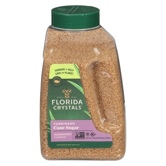 Florida Crystals Turbinado Cane Sugar 44 Oz Jug Natural Cane Sugar