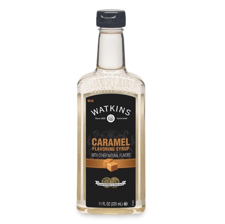 3-Pack – Watkins Caramel Coffee Flavoring Syrup, 11 Ounce New & Sealed!