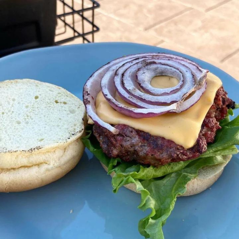 Bison Burger Patties | 12 – 1/3 lb Pre-Formed Burgers | Case of 4 | Nebraska Bis