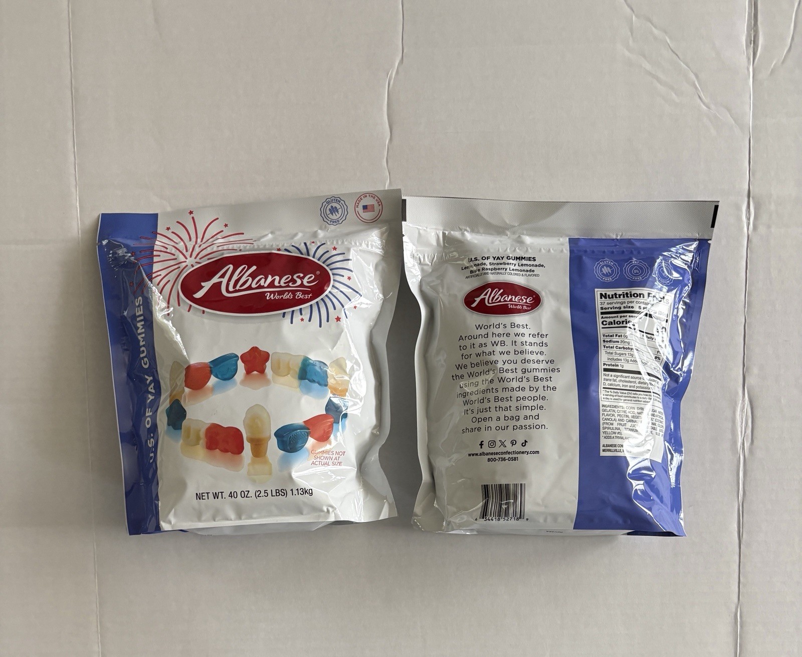2 Albanese World’s Best Celebrating Gummies