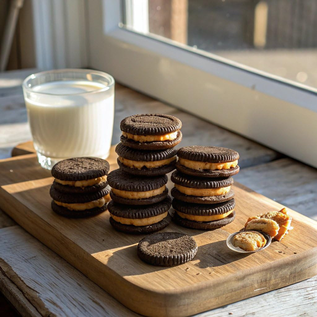 REESE’S Peanut Buttery Creme Chocolate Sandwich Cookies, 12.35 Oz