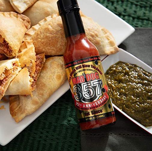 Mad Dog 357 Gold Edition Hot Sauce, Over 1 Million Scoville, Carolina Reaper,