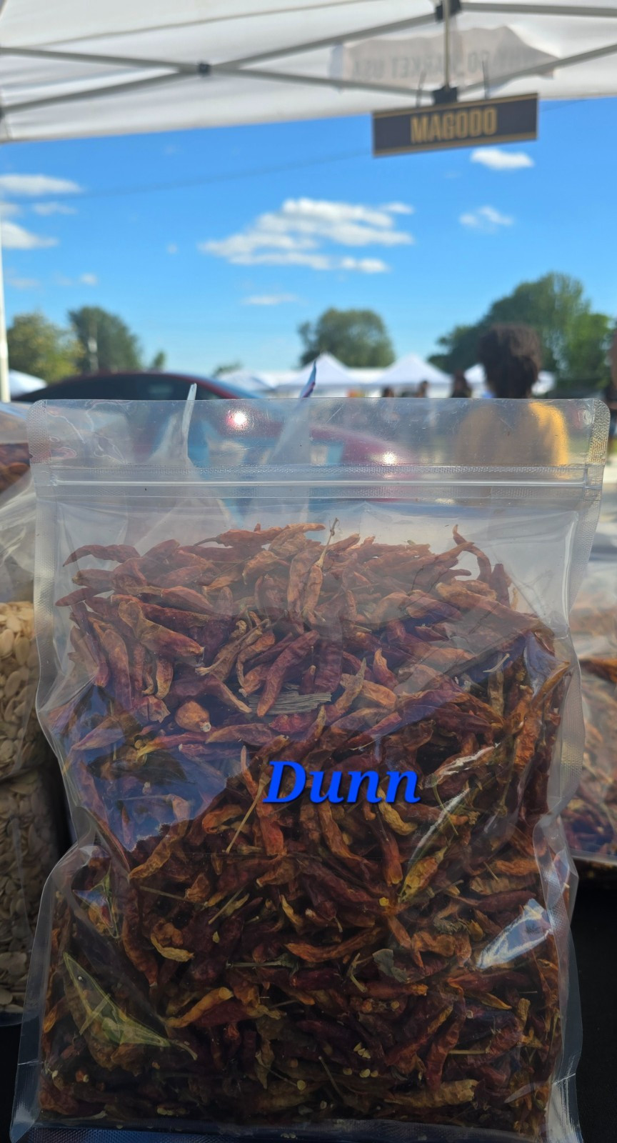NIGERIA WHOLE DRY PEPPER (ATA GBIGBE) 1 paint bucket