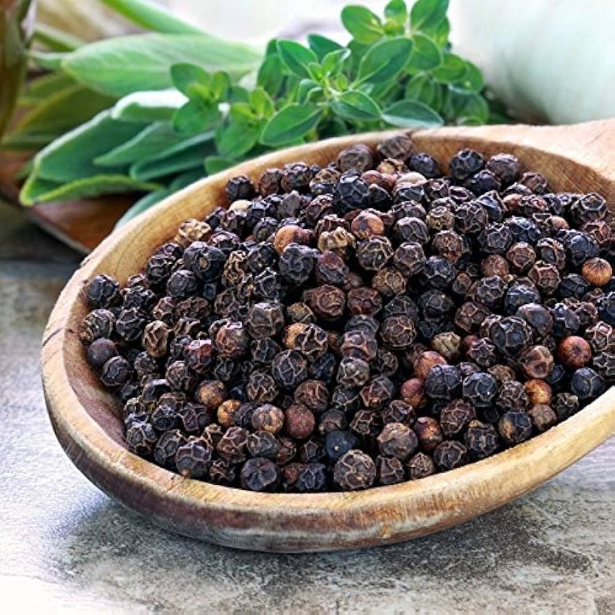 Indian Mentor Whole Black Pepper (Kali Mirch) Aromatic Spices 100 g
