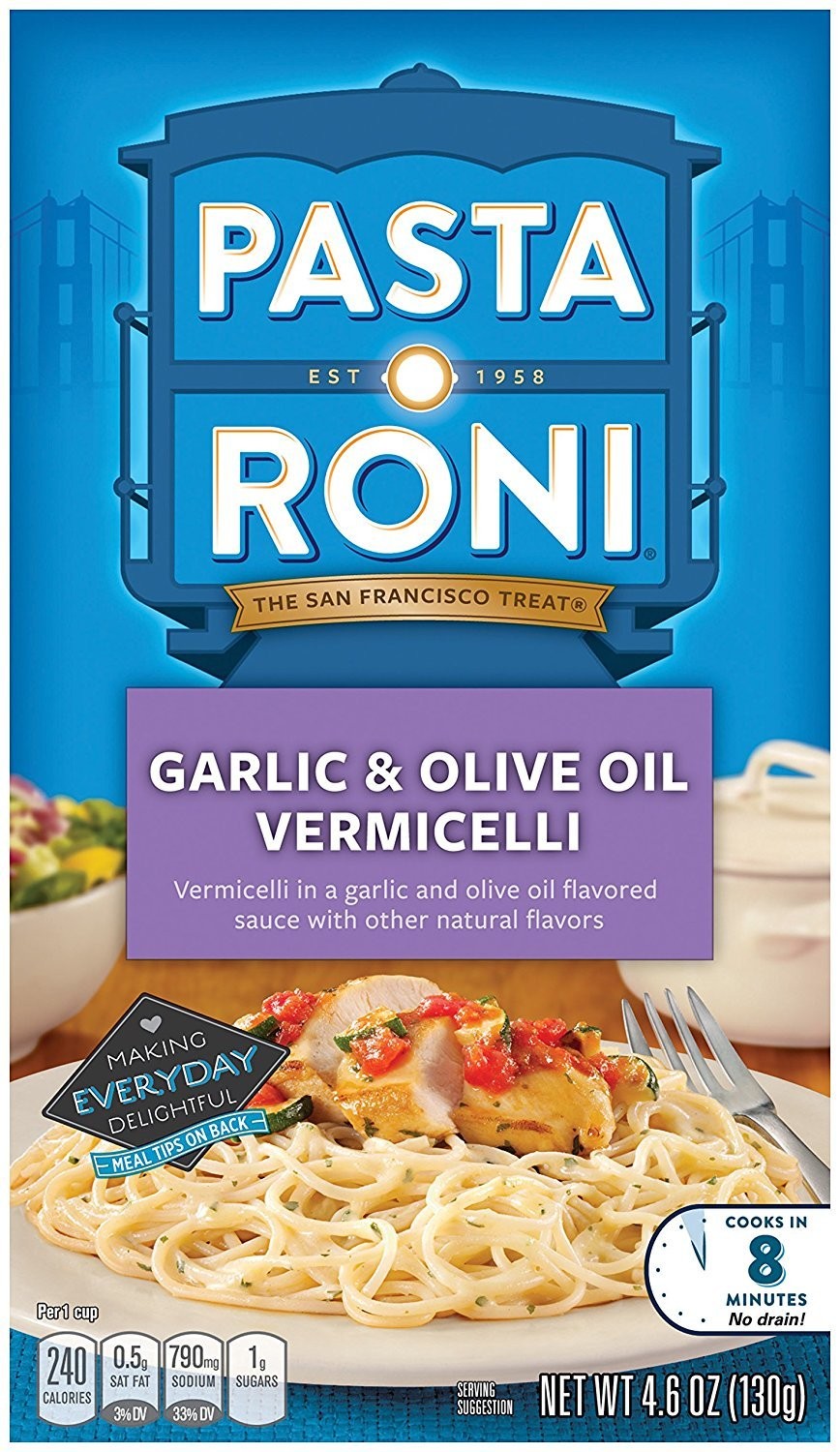 Garlic & Olive Oil Vermicelli Mix, 4.6-Ounce Boxes (Pack of 12)
