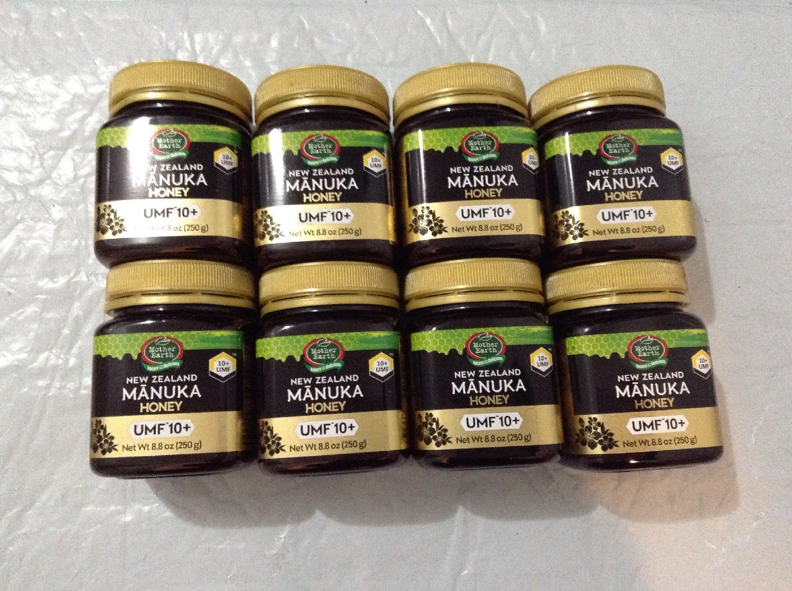 Mother Earth New Zealand Manuka Honey 8.8 oz Jar UMF 10+ Lot Of 8