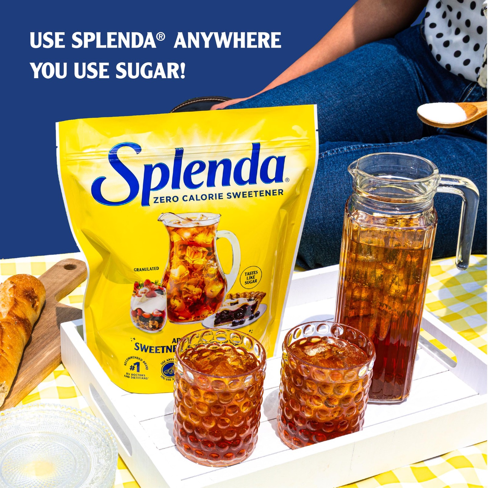 SPLENDA Zero Calorie Sweetener, Granulated Sugar 25.22 Ounce (Pack of 1)