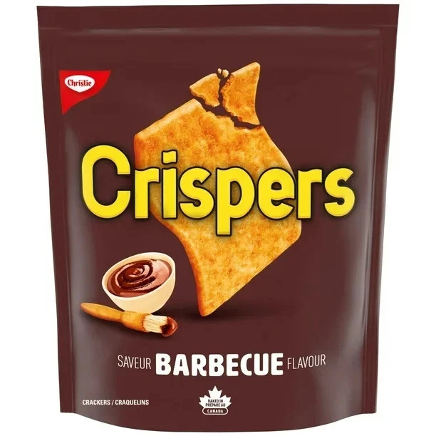 2 x Christie Crispers Barbecue Crackers 145g / 5.1 oz – FRESH from Canada