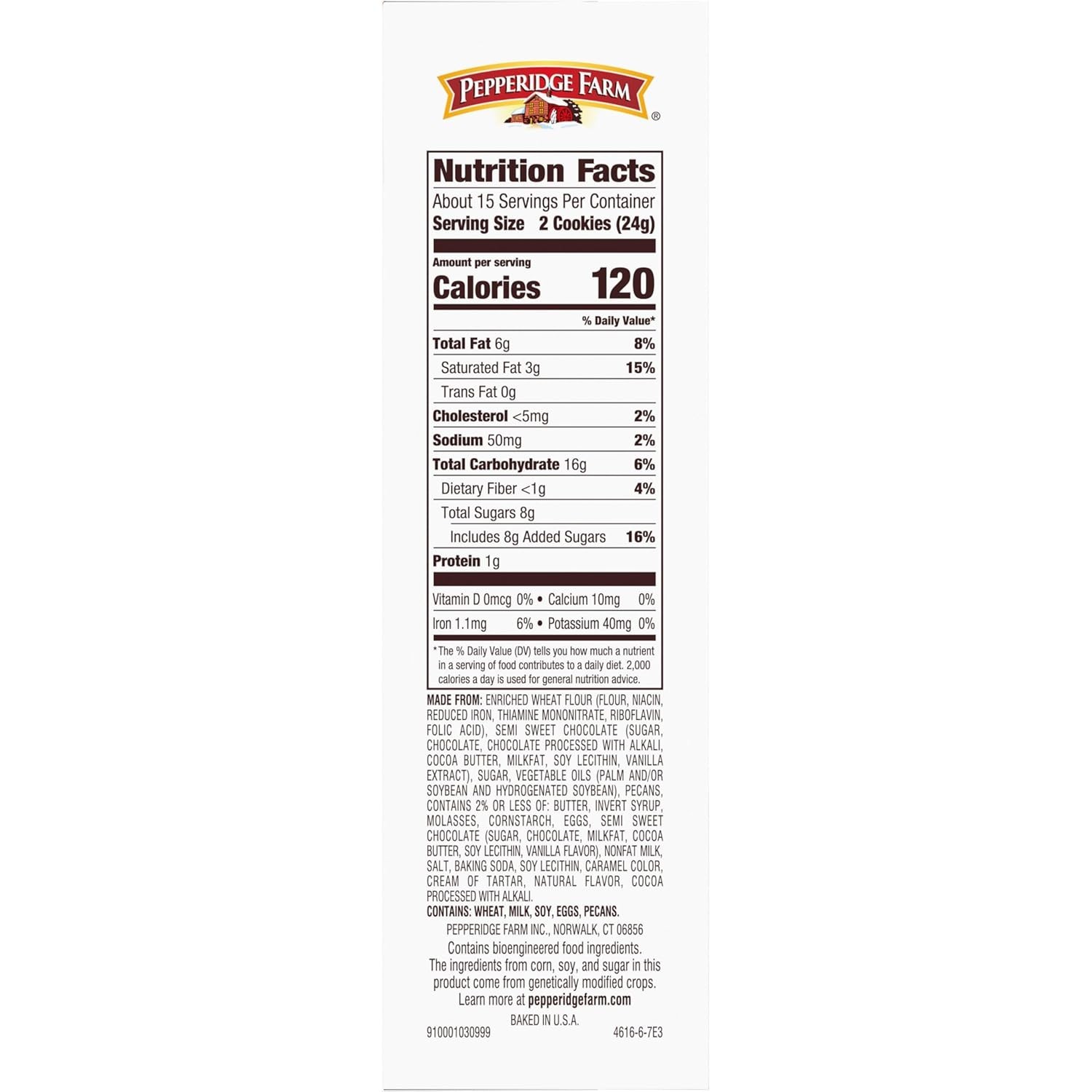 NEW Chocolate Collection, 7 Cookie Varieties, 13-oz Box