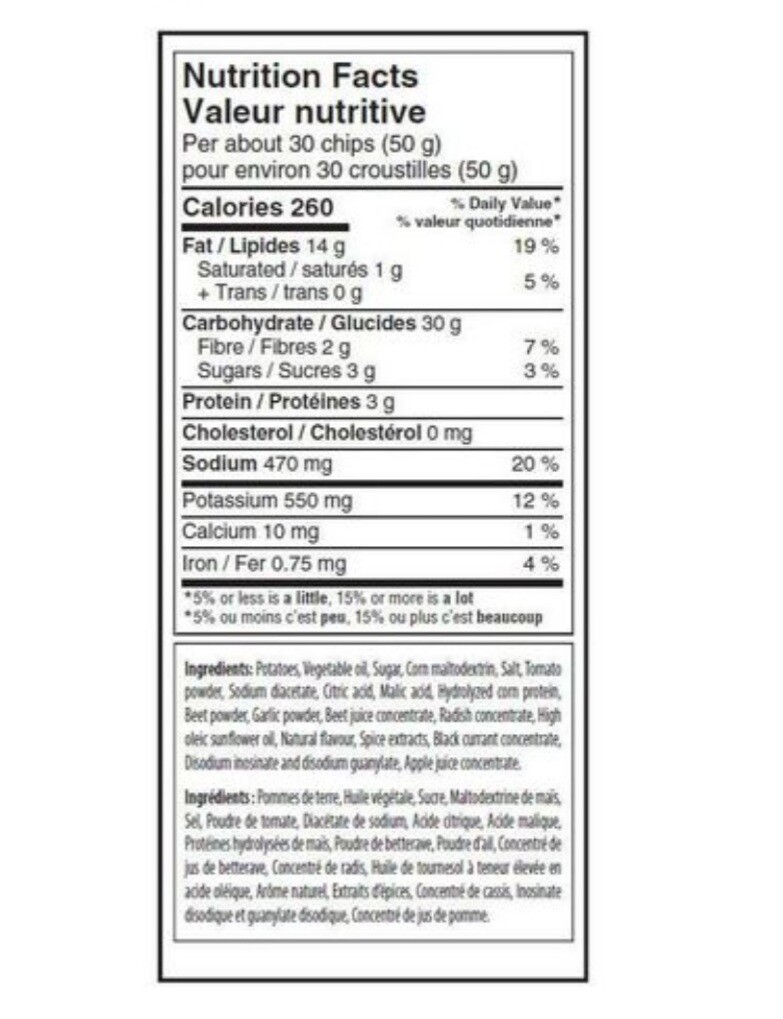 4 x Bags Of Old Dutch Ketchup Potato Chips Size 235g Each Canada Free Shipping