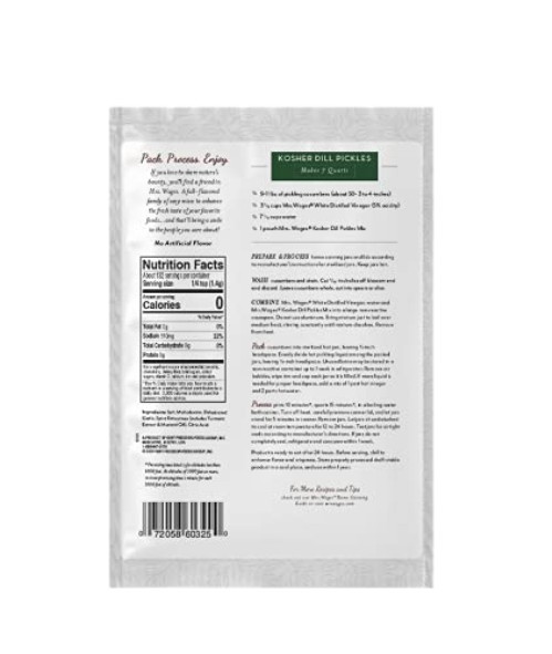 Kosher Dill Pickles Quick Process Mix, Quick and Easy, Simple-To-Use, Traditi…