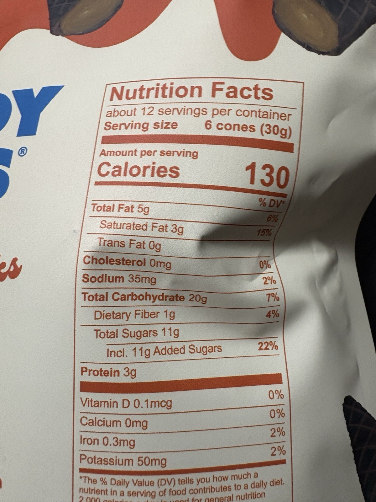 Muddy Bites Milk Chocolate Waffle Cone Snacks 12.5 Ounce Bag Exp 5/24/2026