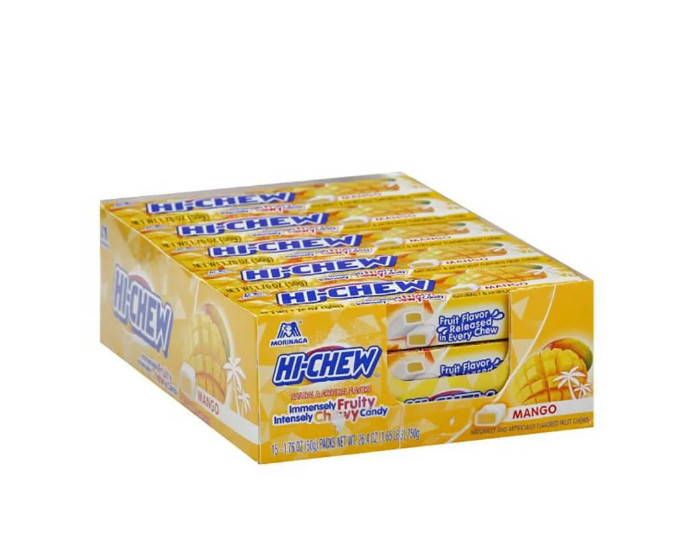 HI-CHEW MORINAGA MANGO CANDY (BULK LOT) 9 BRAND NEW SEALED BOXES