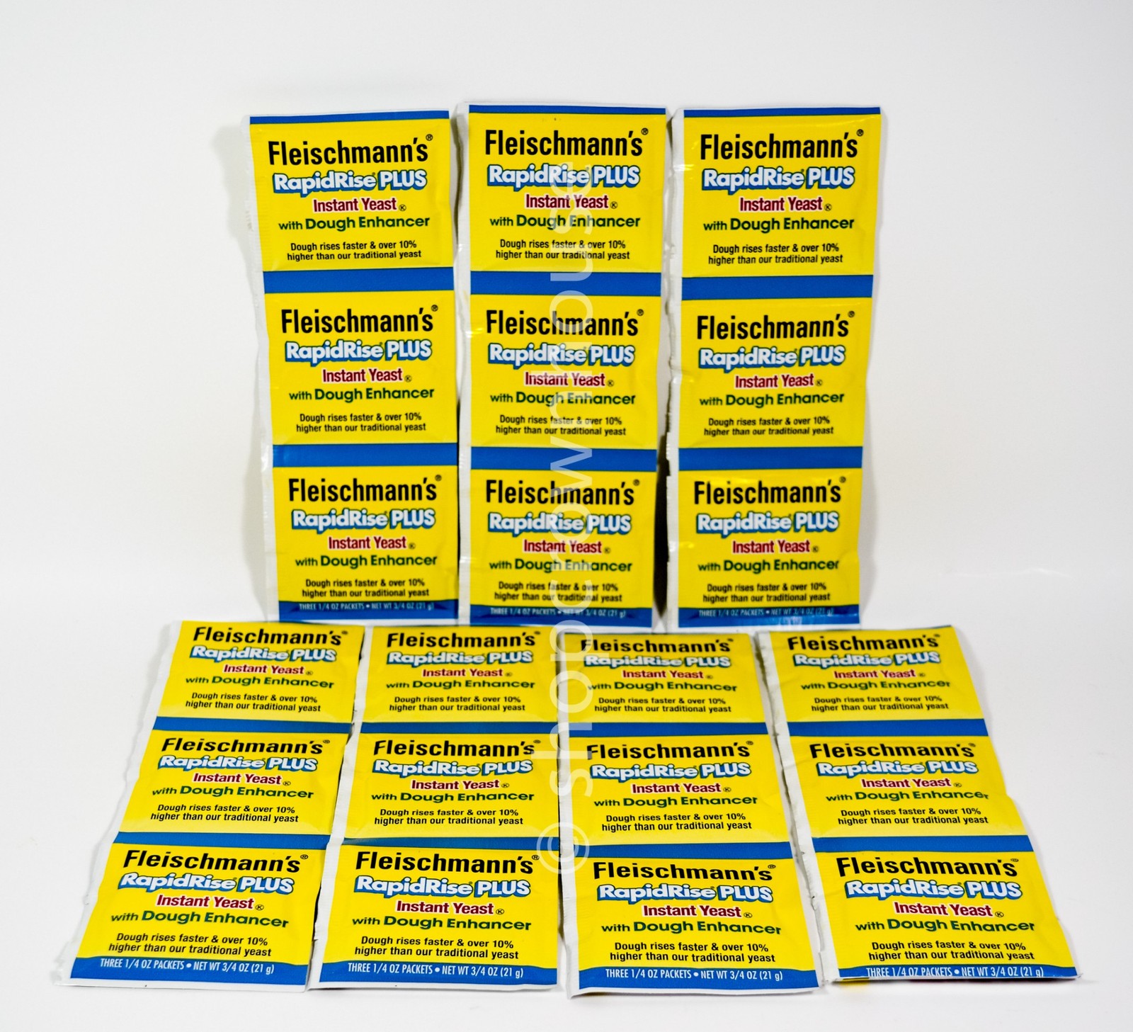 7 strips Fleischmann’s RAPID RISE PLUS Instant Yeast 3/4oz 03/10/2027 21pkts