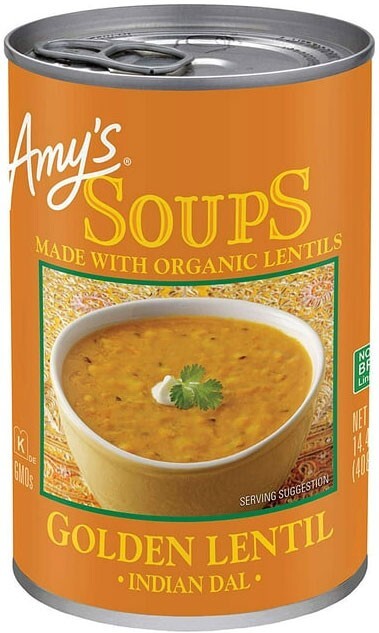 Amy’s Golden Lentil Indian Dal Soup – 14.4 oz