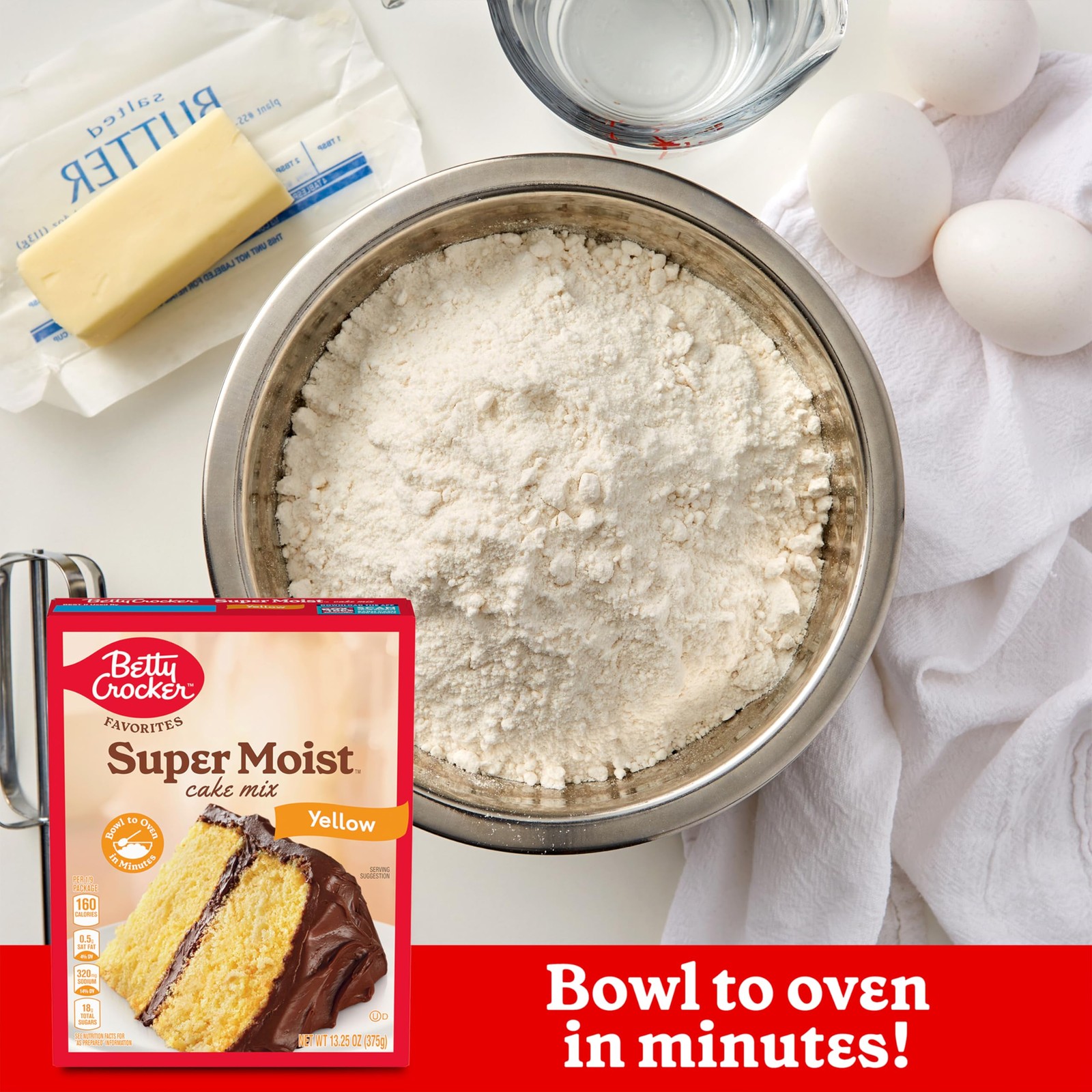 Betty Crocker Favorites Super Moist Yellow Cake Mix, 13.25 Ounce (Pack of 12)