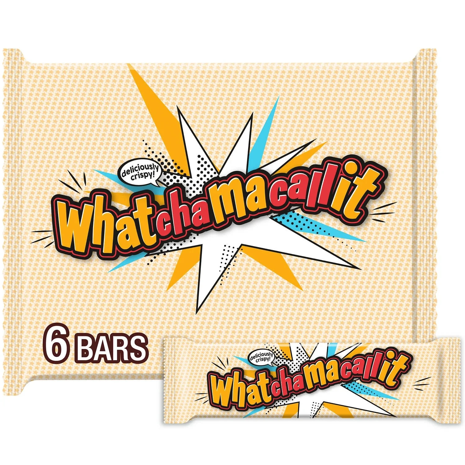 Whatchamacallit Chocolate, Caramel & Peanut Flavored Candy, Bars 1.6 oz-PK of 3
