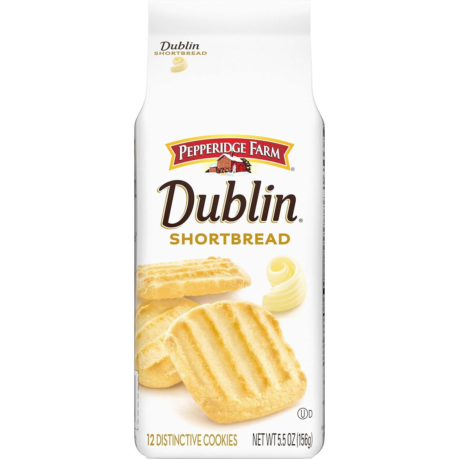 3x Pepperidge Farm DUBLIN SHORTBREAD Buttery Cookies 5.5 oz Bag – 3 PACK