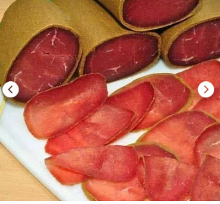 PASTRAMI EGYPTIAN BASTURMA☆Natural SALTED DRIED MEAT☆HALALبسطرمة VACUUM *1.2Kg.